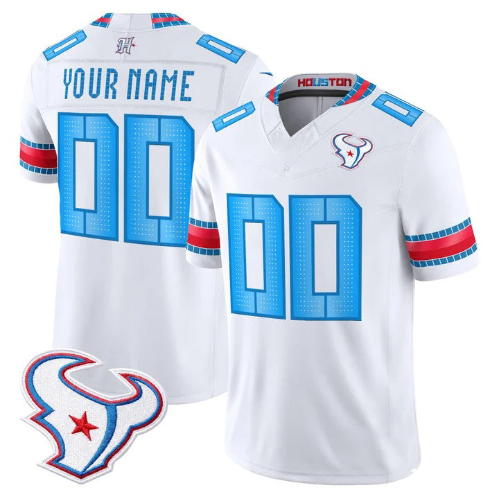 BIPIHUC Custom H.Texans White 2026 Rivalries Vapor Limited Jersey - All Stitched