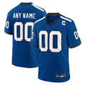 BIPIHUC Custom IN.Colts Blue Indiana Nights Replica Game Stitched Jersey