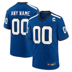 BIPIHUC Custom IN.Colts Blue Indiana Nights Replica Game Stitched Jersey