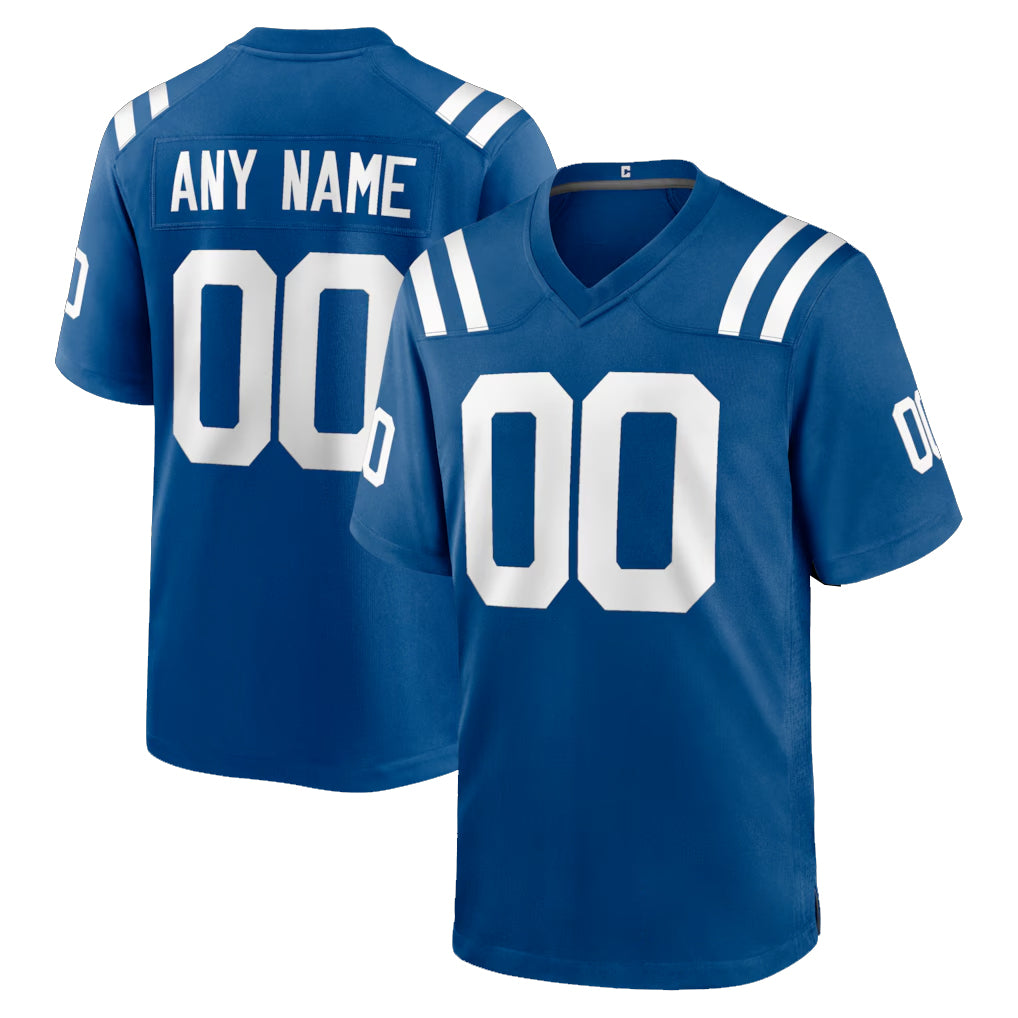 BIPIHUC Custom IN.Colts Royal Home Game Any Name & Numbers Stitched Jerseys