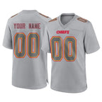 BIPIHUC Custom KC.Chiefs Gray Atmosphere Fashion Game Any Name & Numbers Stitched Jerseys