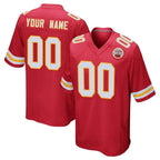 BIPIHUC Custom KC.Chiefs Red Home Game Any Name & Numbers Stitched Jerseys