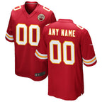 BIPIHUC Custom KC.Chiefs Red Replica Game Stitched Jerseys