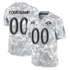 BIPIHUC Custom LA.Rams Arctic Camo Salute To Service Limited Game Any Name & Numbers Stitched Jerseys