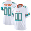 BIPIHUC Custom M.Dolphins White Limited Vapor F.U.S.E. Home Game Any Name & Numbers Stitched Jerseys