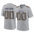 BIPIHUC Custom MN.Vikings Gray Atmosphere Fashion Home Game Any Name & Numbers Stitched Jerseys