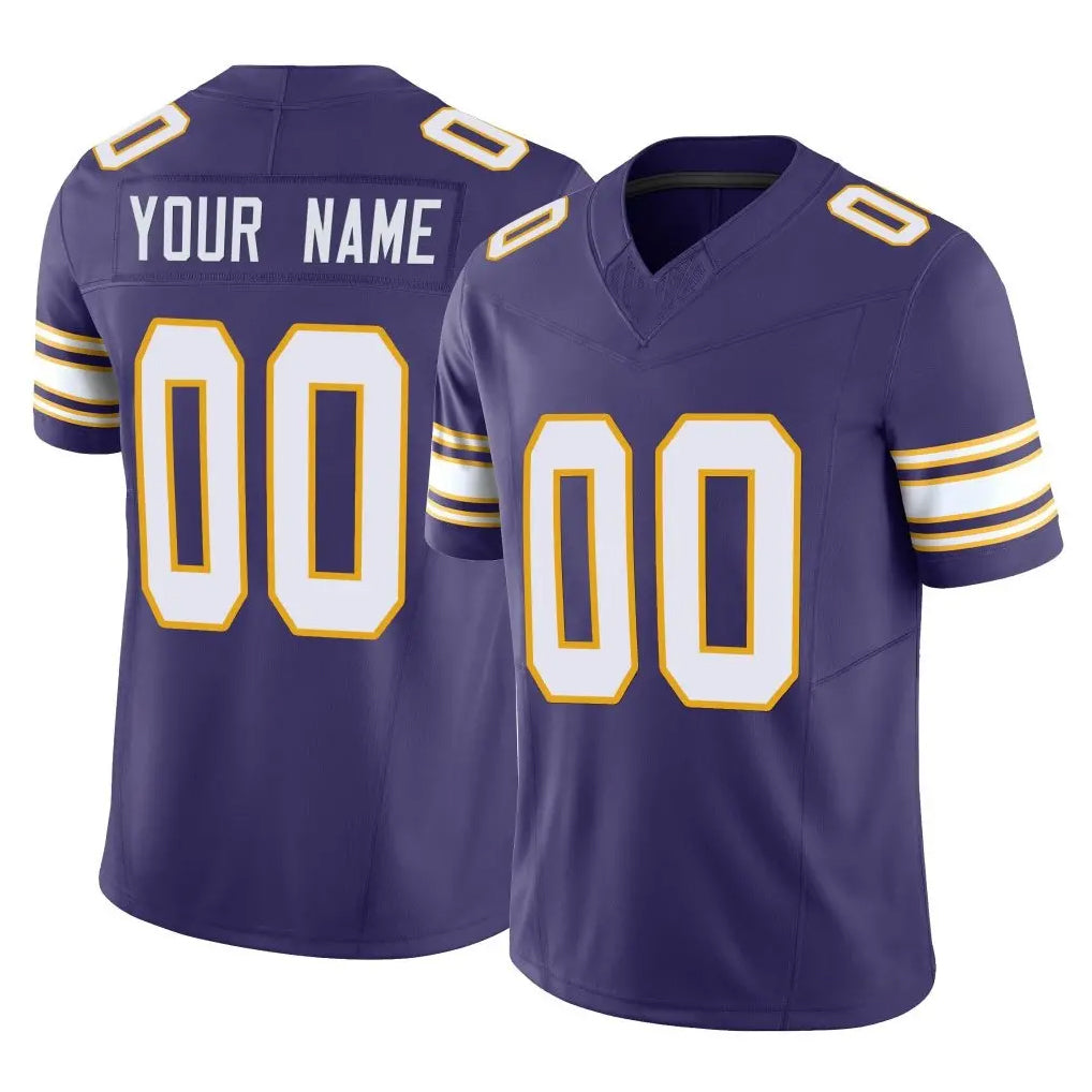 BIPIHUC Custom MN.Vikings Purple Limited Classic Vapor F.U.S.E. Home Game Any Name & Numbers Stitched Jerseys