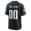 BIPIHUC Custom P.Eagles Black Stitched Alternate Game Stitched Jerseys