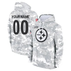 BIPIHUC Custom P.Steelers Arctic Camo Limited Salute to Service Pullover Hoodies Game Any Name & Numbers Stitched Jerseys