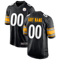 BIPIHUC Custom P.Steelers Black Home Game Stitched Jerseys