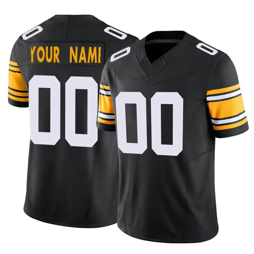 BIPIHUC Custom P.Steelers Black Limited Alternate Vapor F.U.S.E. Home Game Any Name & Numbers Stitched Jerseys