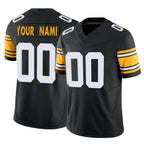 BIPIHUC Custom P.Steelers Black Limited Alternate Vapor F.U.S.E. Home Game Any Name & Numbers Stitched Jerseys