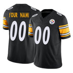 BIPIHUC Custom P.Steelers Black Limited Vapor F.U.S.E. Home Game Any Name & Numbers Stitched Jerseys