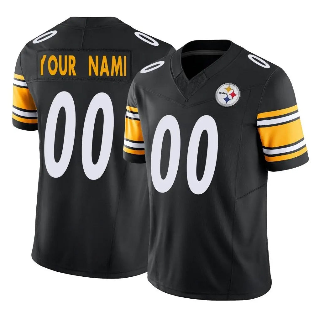 BIPIHUC Custom P.Steelers Black Limited Vapor F.U.S.E. Home Game Any Name & Numbers Stitched Jerseys