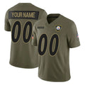 BIPIHUC Custom P.Steelers Olive 2025 Salute To Service Limited Home Game Any Name & Numbers Stitched Jerseys