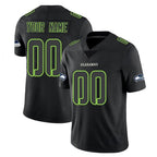 BIPIHUC Custom S.Seahawks Black Impact Limited Home Game Any Name & Numbers Stitched Jerseys