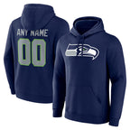 BIPIHUC Custom S.Seahawks Navy Pullover Hoodies Game Any Name & Numbers Stitched Jerseys