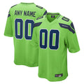 BIPIHUC Custom S.Seahawks Neon Green Alternate Game Stitched Jerseys