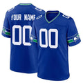 BIPIHUC Custom S.Seahawks Royal Throwback Home Game Any Name & Numbers Stitched Jerseys