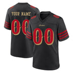 BIPIHUC Custom SF.49ers Black Rivalries Collection Home Game Any Name & Numbers Stitched Jerseys