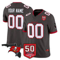 BIPIHUC Custom TB.Buccaneers Pewter Limited 2026 Season Vapor F.U.S.E. Home Game Any Name & Numbers Stitched Jerseys