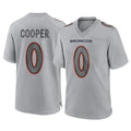 BIPIHUC D.Broncos #0 Jonathon Cooper Player Gray Atmosphere Fashion Limited Game Stitched Jerseys