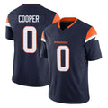 BIPIHUC D.Broncos #0 Jonathon Cooper Player Navy Limited Vapor F.U.S.E. Home Game Stitched Jerseys