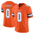 BIPIHUC D.Broncos #0 Jonathon Cooper Player Orange Vapor Untouchable Limited Home Game Stitched Jerseys