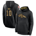 BIPIHUC D.Broncos #10 Bo Nix Player Black Salute to Service Pullover Hoodies Limited Stitched Jerseys