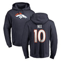 BIPIHUC D.Broncos #10 Bo Nix Player Navy Pullover Hoodie Limited Stitched Jerseys
