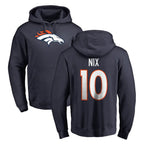 BIPIHUC D.Broncos #10 Bo Nix Player Navy Pullover Hoodie Limited Stitched Jerseys