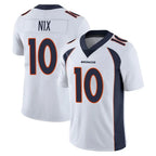 BIPIHUC D.Broncos #10 Bo Nix Player White Vapor Untouchable Limited Home Game Stitched Jerseys