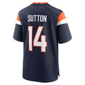 BIPIHUC D.Broncos #14 Courtland Sutton Player Navy Home Game Stitched Jerseys