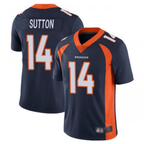 BIPIHUC D.Broncos #14 Courtland Sutton Player Navy Limited Stitched Jerseys