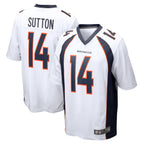 BIPIHUC D.Broncos #14 Courtland Sutton Player White Game Stitched Jerseys