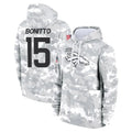 BIPIHUC D.Broncos #15 Nik Bonitto Player Arctic Camo Salute to Service Hoodies Limited Game Stitched Jerseys