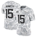 BIPIHUC D.Broncos #15 Nik Bonitto Player Arctic Camo Salute to Service Limited Stitched Jerseys