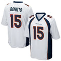 BIPIHUC D.Broncos #15 Nik Bonitto Player White Game Stitched Jerseys