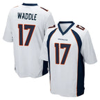 BIPIHUC D.Broncos #17 Jaylen Waddle Player White Game Stitched Jerseys