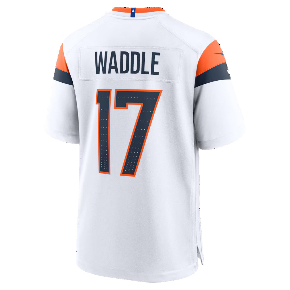 BIPIHUC D.Broncos #17 Jaylen Waddle White Game Stitched Jerseys