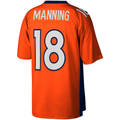 BIPIHUC D.Broncos #18 Peyton Manning Mitchell & Ness Orange Big & Tall 2015 Retired Player Replica Stitched Puhic Jersey