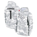BIPIHUC D.Broncos #1 Evan Engram Player Arctic Camo Salute to Service Hoodies Limited Game Stitched Jerseys
