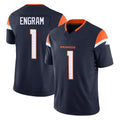 BIPIHUC D.Broncos #1 Evan Engram Player Navy Limited Vapor F.U.S.E. Home Game Stitched Jerseys