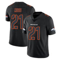 BIPIHUC D.Broncos #21 Riley Moss Player Black Impact Limited Game Stitched Jerseys