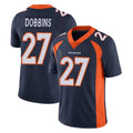 BIPIHUC D.Broncos #27 J.K. Dobbins Player Navy Vapor Untouchable Limited Game Stitched Jerseys