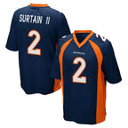 BIPIHUC D.Broncos #2 Pat Surtain II Player Navy Game Stitched Jerseys