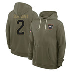 BIPIHUC D.Broncos #2 Pat Surtain II Player Olive Salute to Service Pullover Hoodies Limited Stitched Jerseys