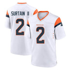 BIPIHUC D.Broncos #2 Pat Surtain II Player White Home Game Stitched Jerseys