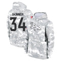 BIPIHUC D.Broncos #34 JL Skinner Player Arctic Camo Salute to Service Hoodies Limited Game Stitched Jerseys