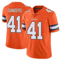 BIPIHUC D.Broncos #41 Drew Sanders Player Orange Vapor Untouchable Limited Home Game Stitched Jerseys